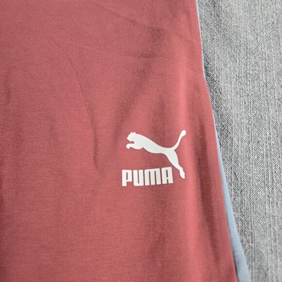 Puma Women Large NWT Iconic T7 Leggings Mauvewood Tight Fit Workout Athleisure - Picture 3 of 10
